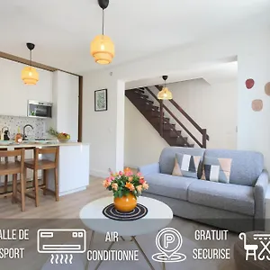  Appartement L'ethnique 7p - Climatisation - Jardin - Parking - Salle De Sport